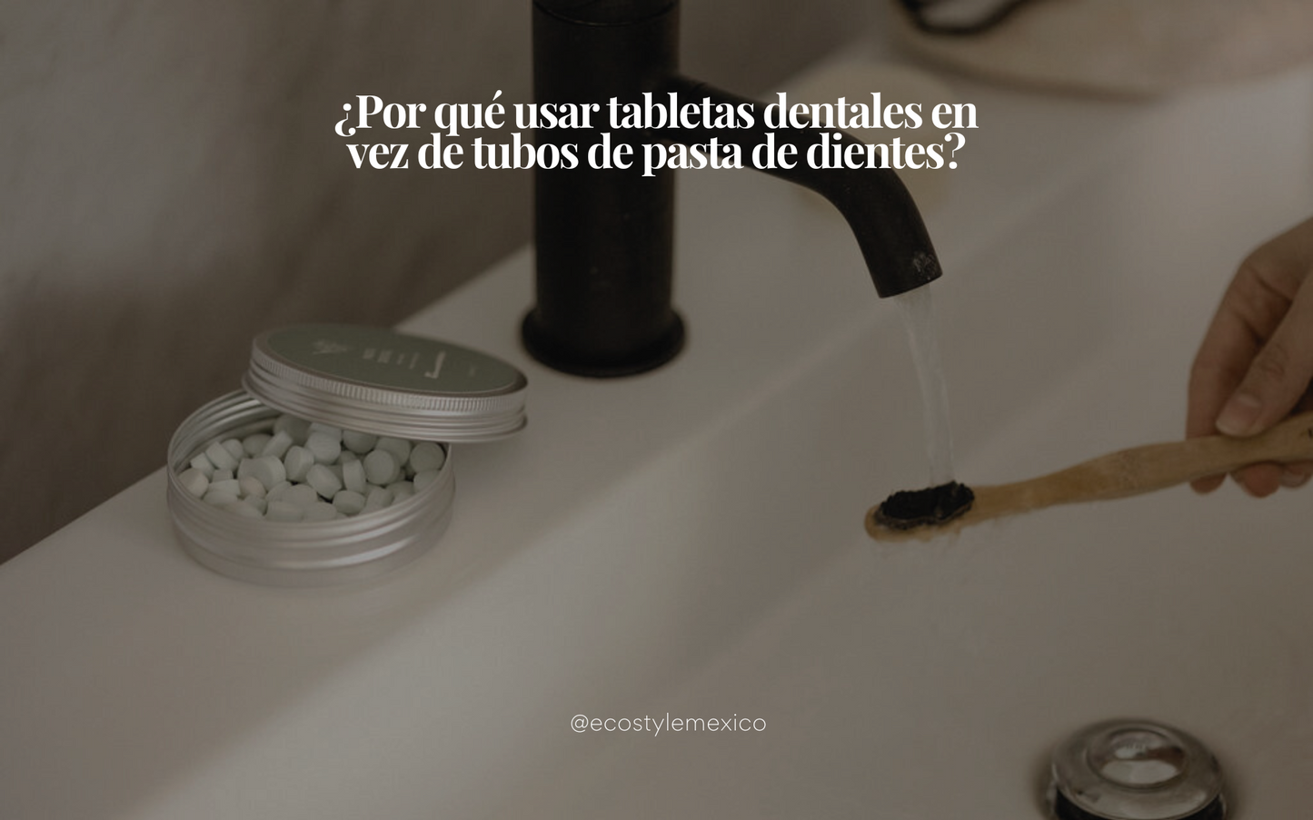 ¿Por qué usar tabletas dentales en vez de tubos de pasta de dientes?