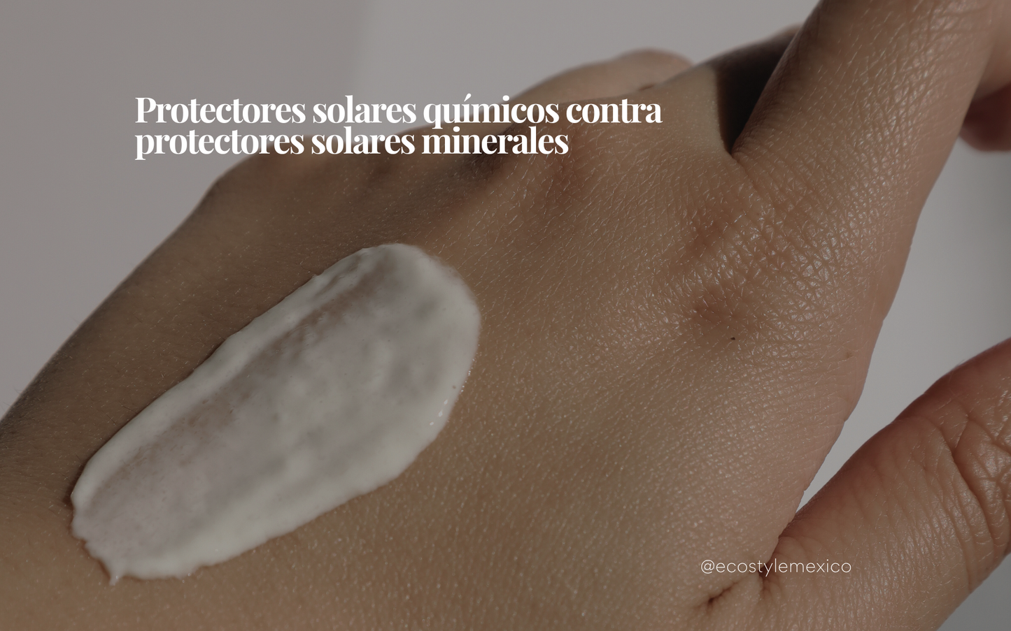 Protectores solares químicos contra protectores solares minerales