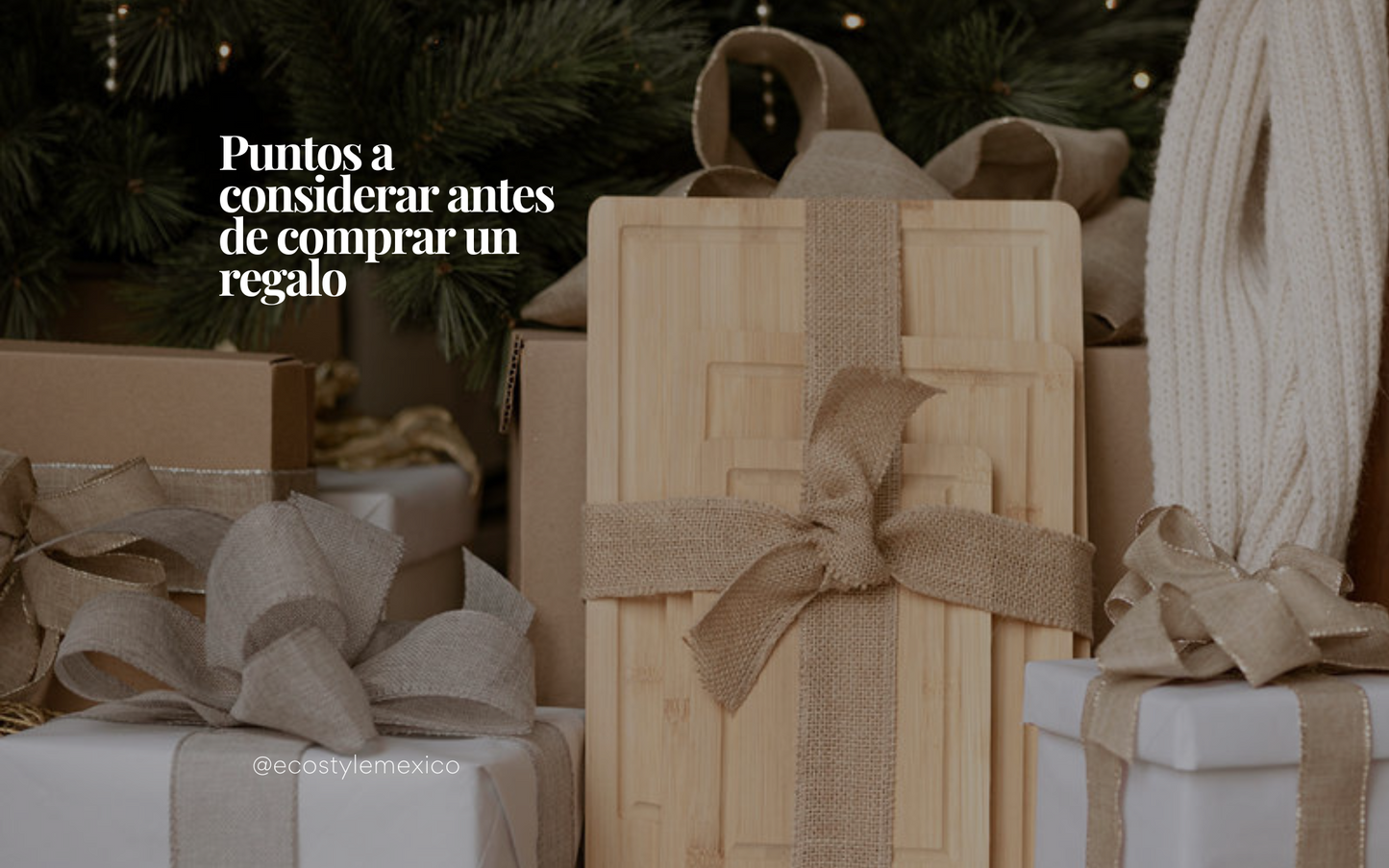 Puntos a considerar antes de comprar un regalo