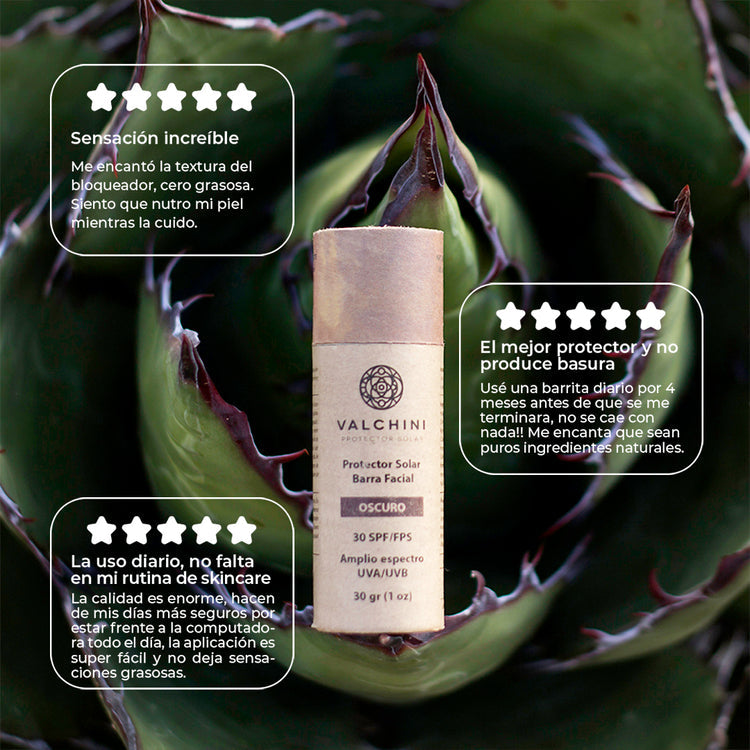 Bloqueador Facial en Barra con Color SPF 30