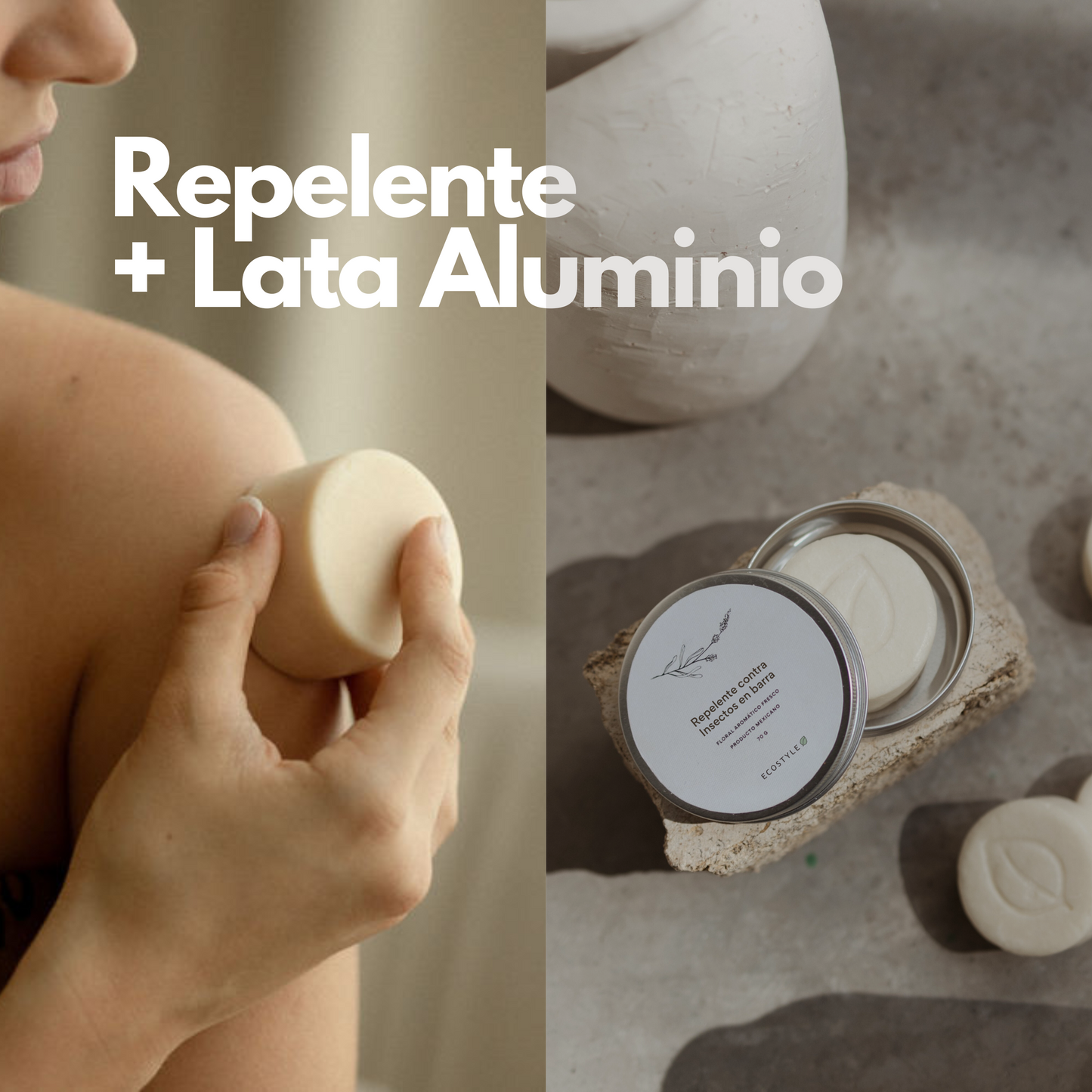 Repelente contra Insectos Sólido + Lata de Aluminio