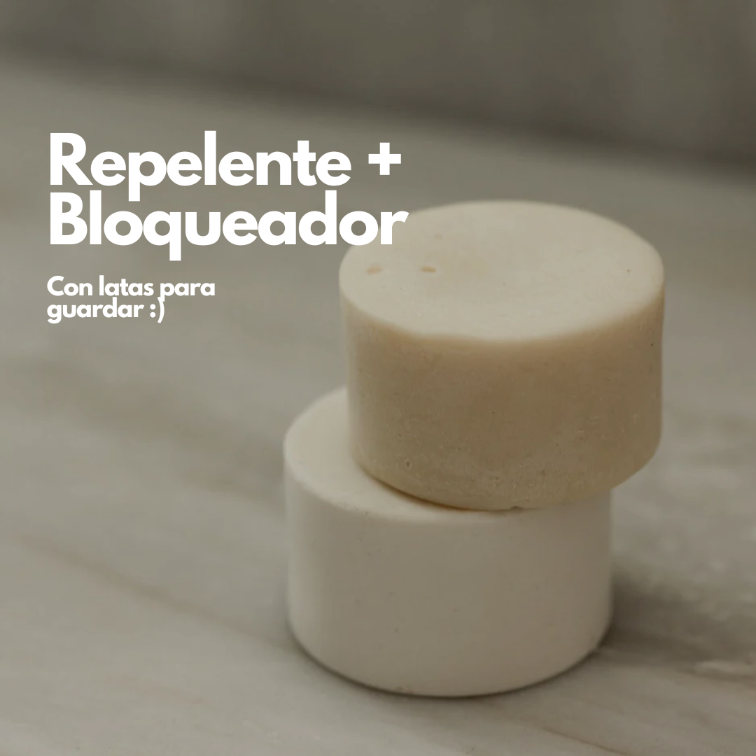 Kit Protector Solar Sólido + Repelente Sólido + Latas Aluminio