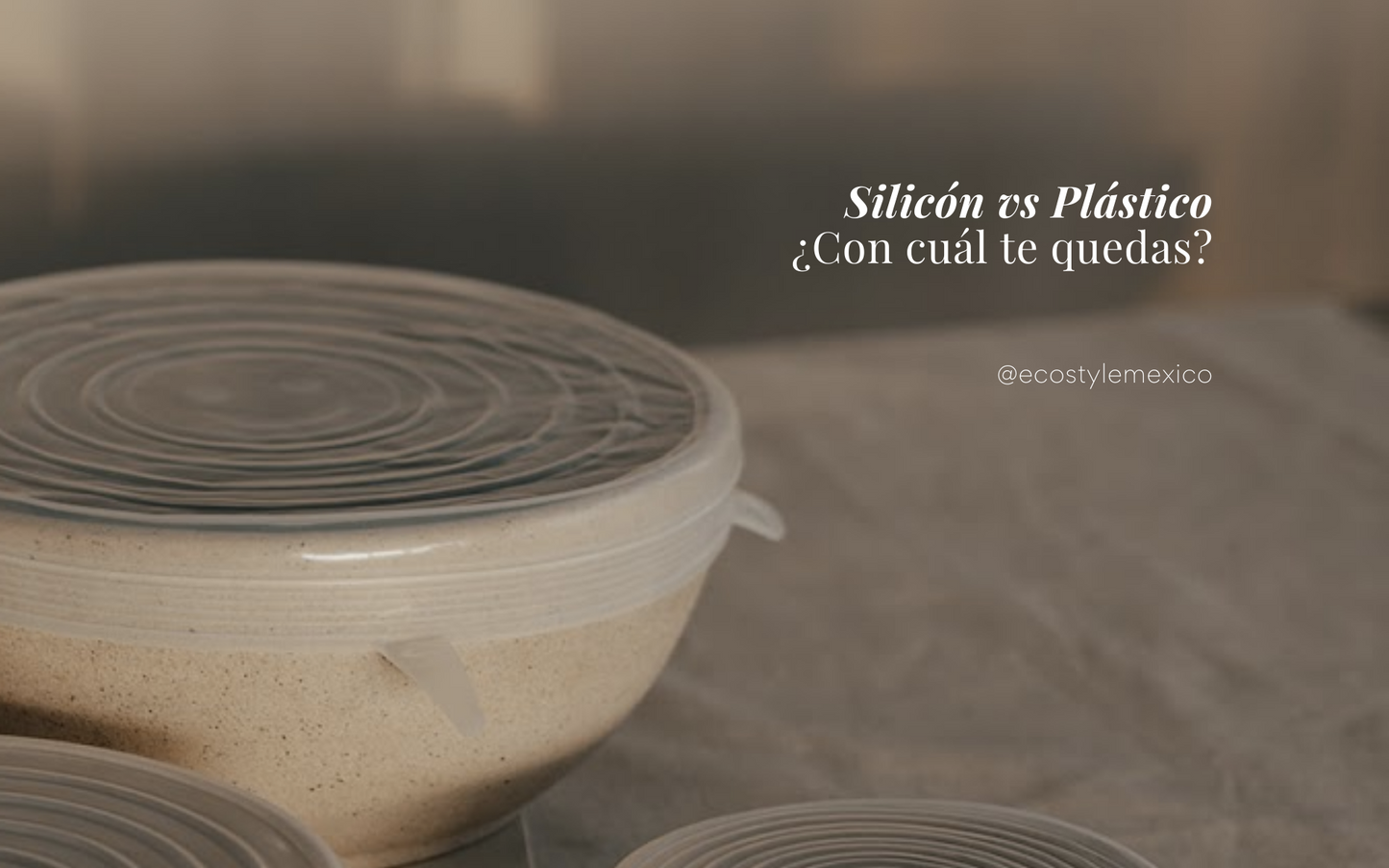Beneficios del silicón/ silicona para reemplazar el plástico de un solo uso