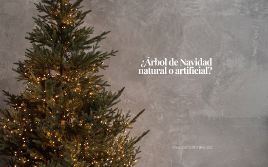 ¿Árbol de Navidad natural o artificial?