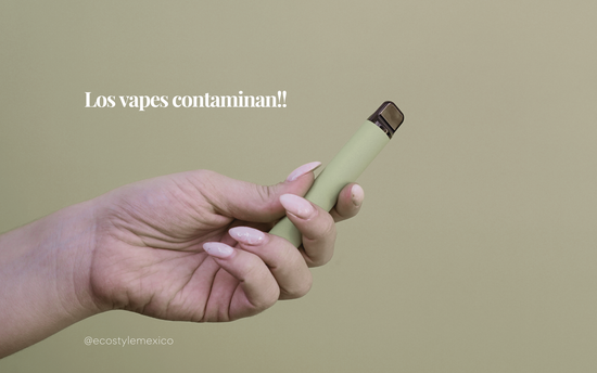 Los vapes contaminan!!