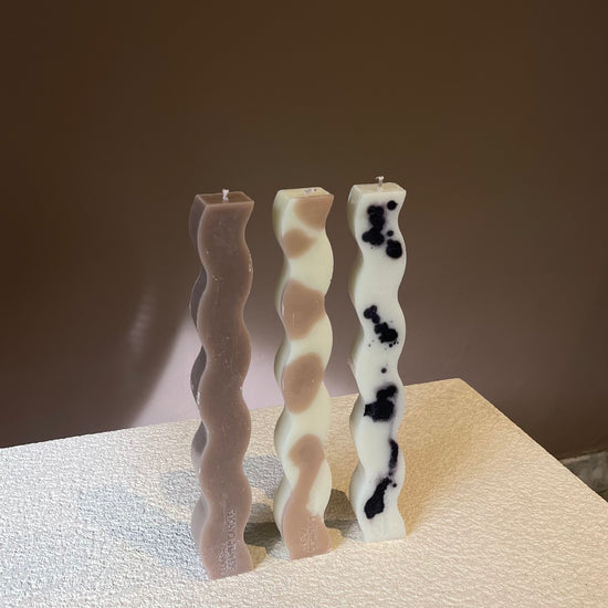 Vela de Soya Wavy